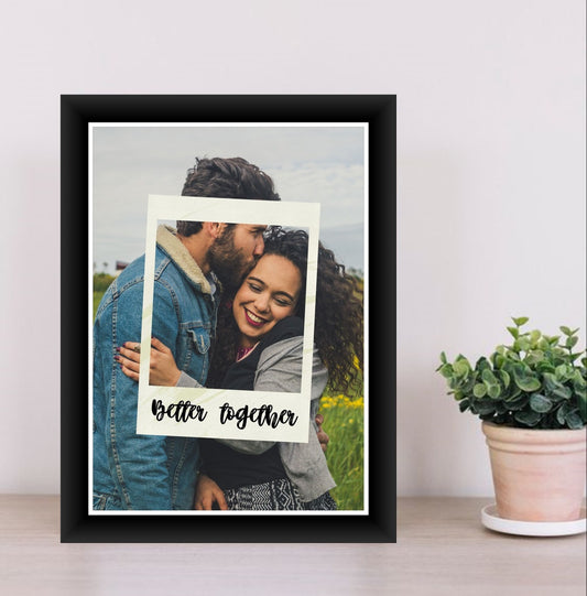 Buy or send Better Together Frame For Couples online delivery by Bakers Wagon