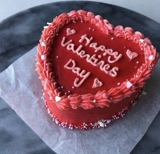 Online Heart Shape Strawberry Cake Delivery in Jammu.