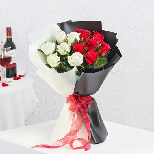Buy or send Alluring Passion Bouquet of roses online with delivery from Bakers Wagon