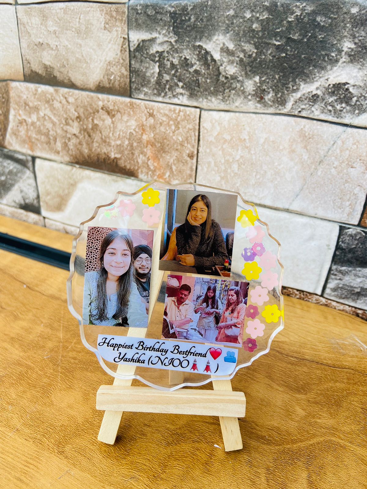 Buy or Send Best Friend Birthday Resin Photo Frame By Baker's Wagon