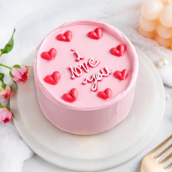 Buy or send Love Note Eggless Cake online from Bakers Wagon