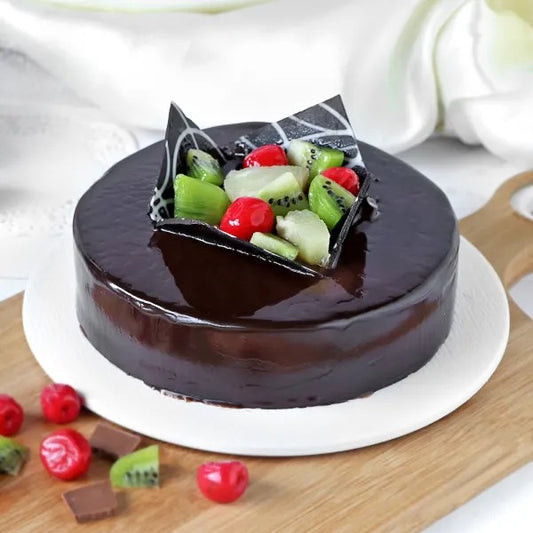 Buy or send Eggless Chocolate Fruit Cake online from Bkaers Wagon