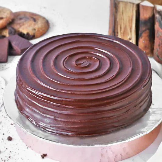 Buy or send Chocolate Swirl Eggless Cake online from Bakers Wagon