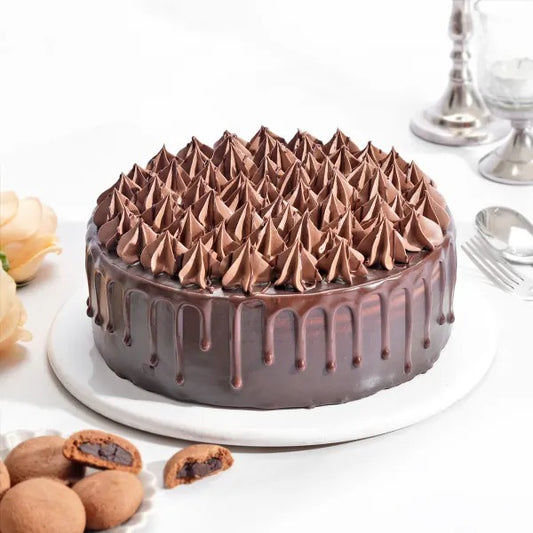 Buy or send Eggless Chocolate Temptation Cake online with free delivery from Baker's Wagon