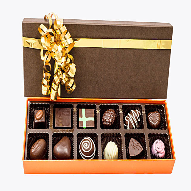 Buy or Send 12 pcs Handmade Chocolate Assortment online with Bakers Wagon