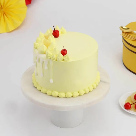 Buy or send Delightful Eggless Pineapple Cake online from bakers Wagon