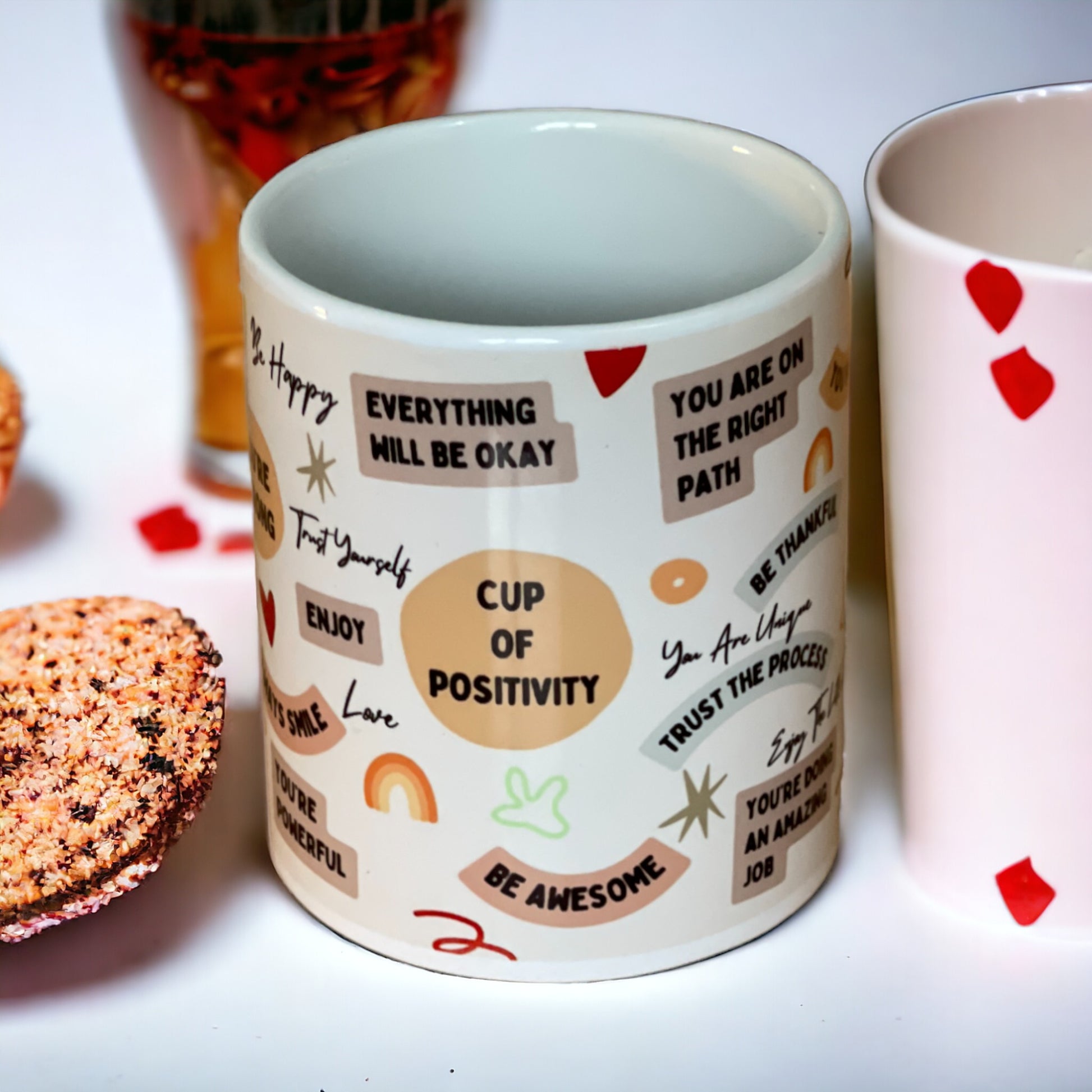 Buy or send thoughful Mug of Positivity online with Bakers Wagon