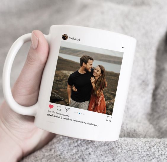 Buy or Send Personalised  Insta Mug Online with Bakers Wagon