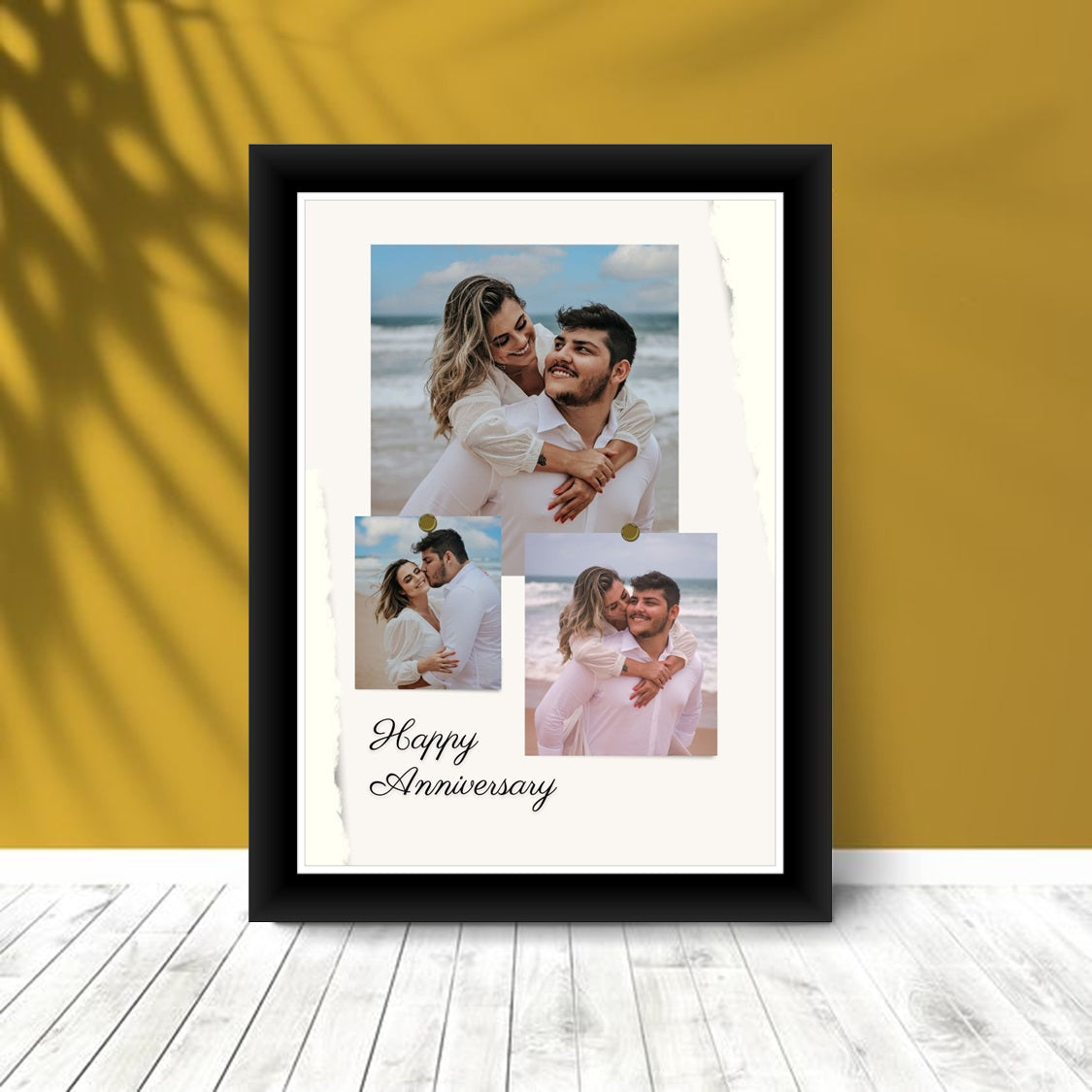Buy or send Personalised Anniversary Special Black Frame online with free delivery all over India by Bakers Wagon