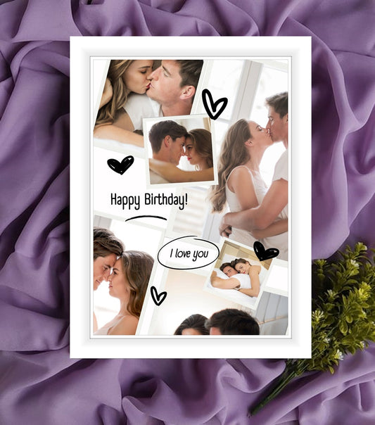 Buy or send Love-filled Moments Frame White colour online from Bakers Wagon
