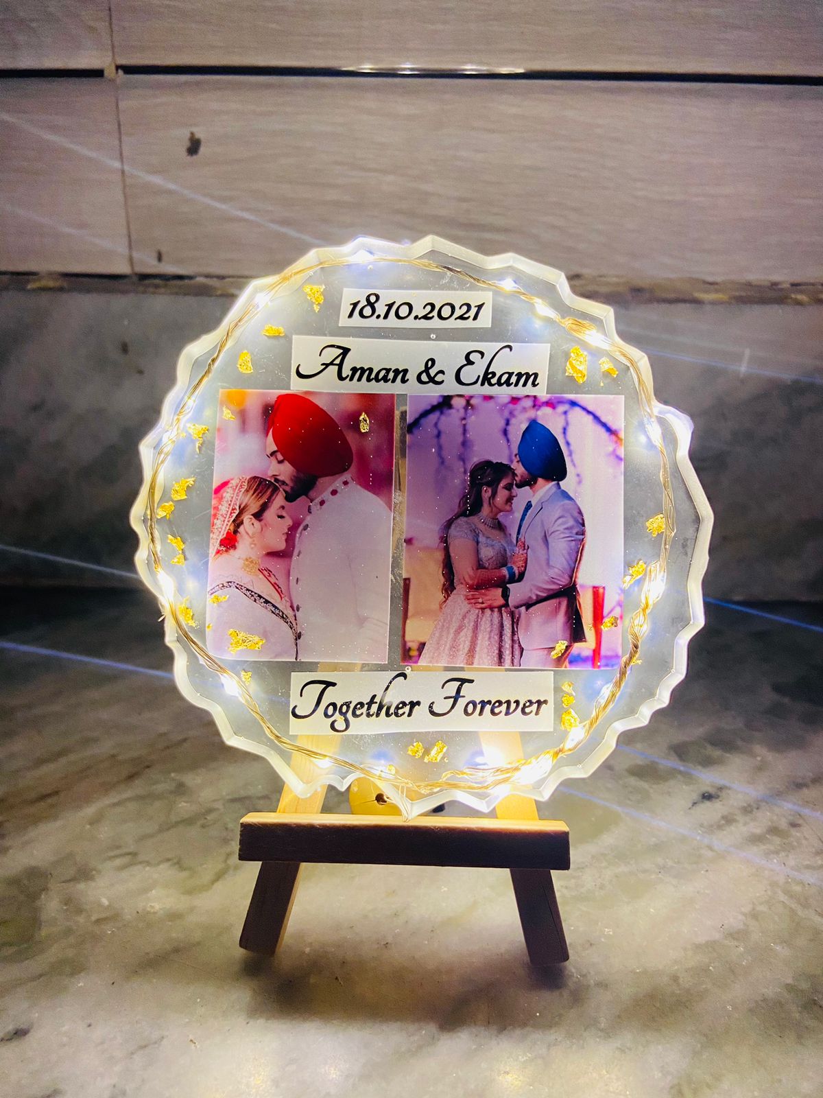 Buy or Send Together For Ever Resin Photo Frame By Baker's Wagon