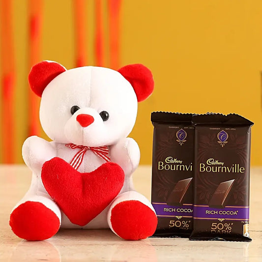 Teddy With Bournville Dark Chocolates