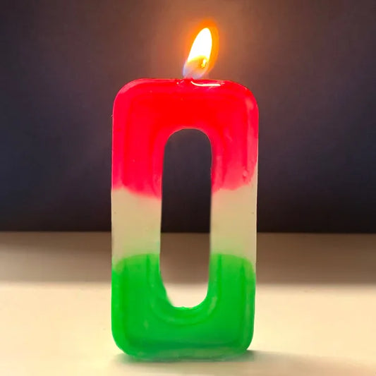 Add Candle Number 0 to your Baker's Wagon order