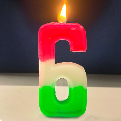 Add Candle Number 6 to your Baker's Wagon cake order