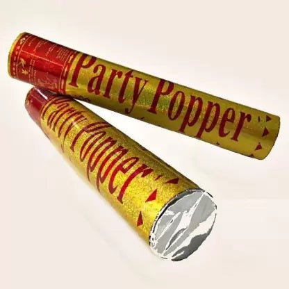 Add 2 Party Poppers to your order.