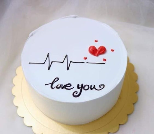 Online Heart Beats Chocolate Cake Delivery in Jammu.