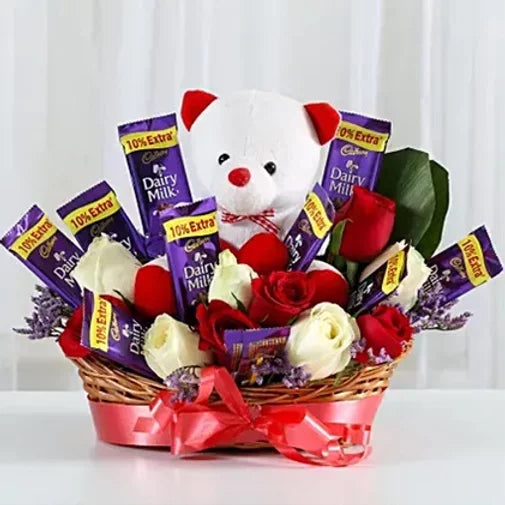 Buy/Send Special Surprise Basket of Love with Online delivery by Baker's Wagon