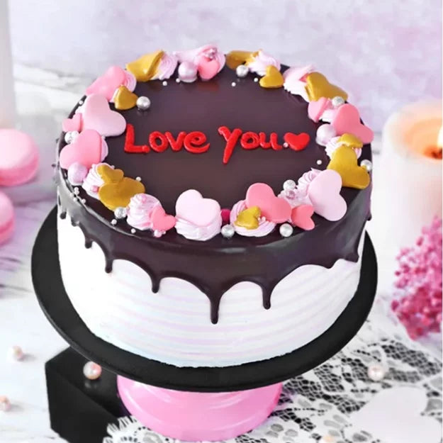 Buy/Send Love Confession Chocolate Cake with online delivery from Baker's Wagon