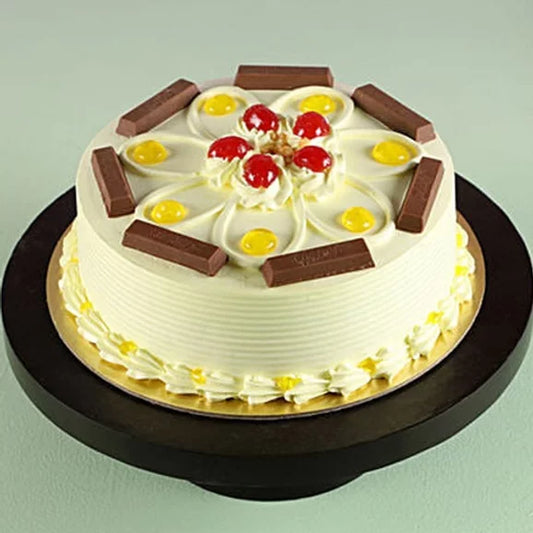 Buy/Send Butterscotch Kitkat Cake Online from Baker's Wagon