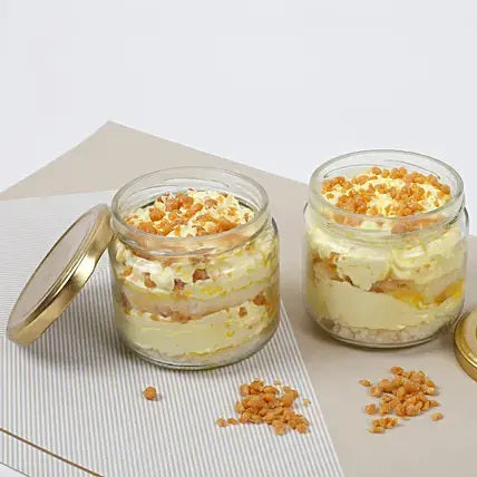 Buy/Send Butterscotch Cake Jars Online with Baker's Wagon