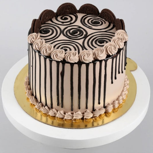 Online Chocolate Delight Oreo Cake Delivery with Baker's Wagon
