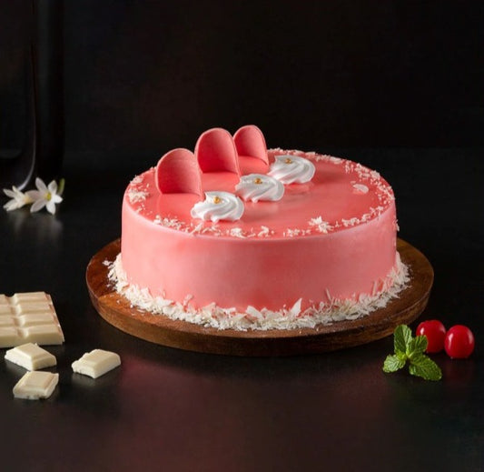 Delectable Strawberry Cake by Baker's Wagon