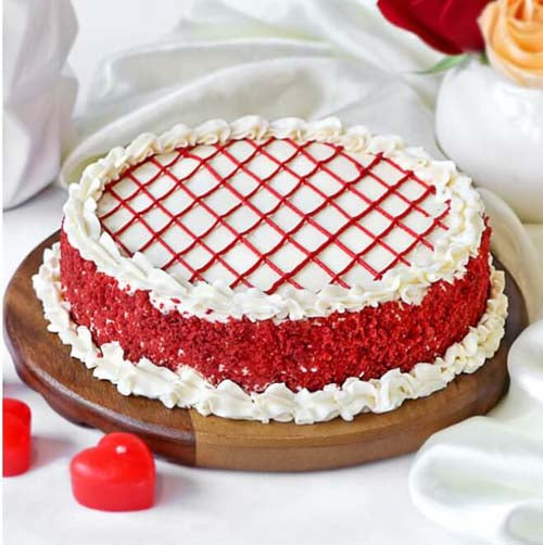Buy/Send Divine Red Velvet Cake online By Baker's Wagon