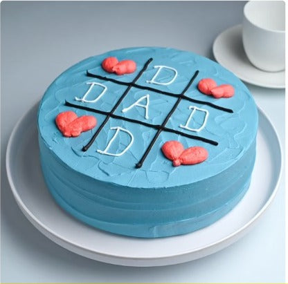 Buy/Send Father's Day Tic Tac Toe Cake Online with Baker's Wagon