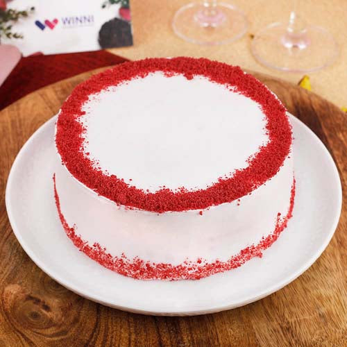 Half Kg Premium quality Red velvet Cake