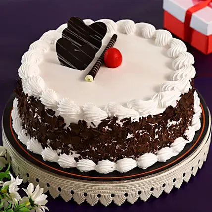 Online Lovesome Black Forest Cake delivery with Baker's Wagon