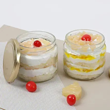 Pineapple Cake Jars - Set of 2