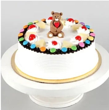 Buy/Send Pineapple Cake with Teddy online with delivery from Baker's Wagon