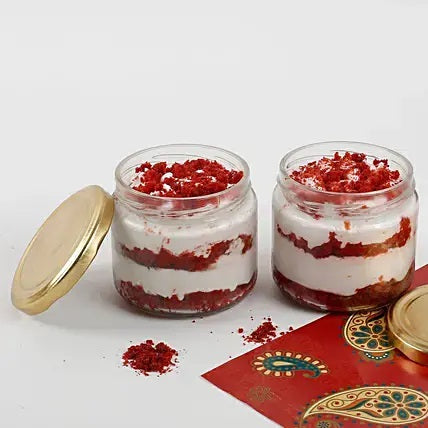 Buy/Send Red Velvet Cake Jars with online delivery from Baker's Wagon