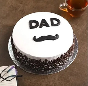Buy/Send Cake For DAD online with Baker's Wagon