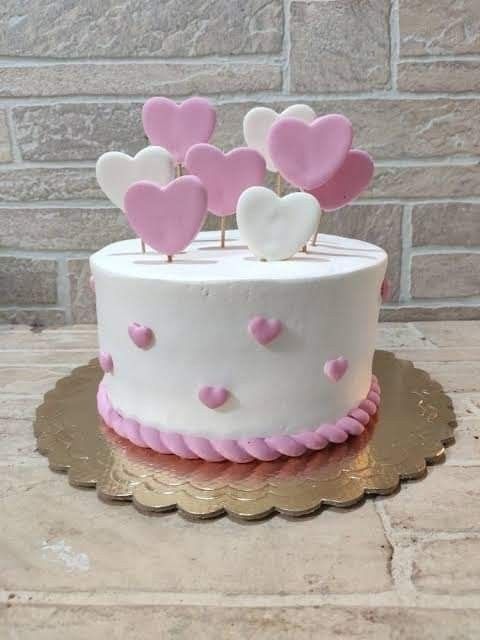 Buy/Send Beautiful Hearts Cake online to Jammu with Baker's Wagon.