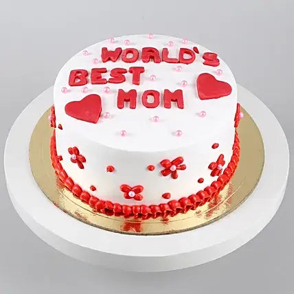 Online Best Mom Cake Delivery with Baker's Wagon